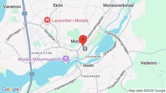 Lagerlokaler att hyra i Motala - Bild från Google Street View