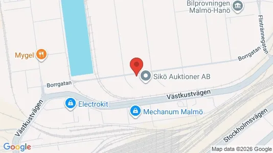 Kontorslokaler att hyra i Malmö Centrum - kort over placeringen