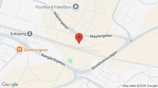 Industrilokaler att hyra i Enköping - kort over placeringen