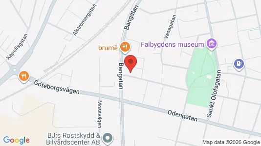 Kontorslokaler att hyra i Falköping - kort over placeringen
