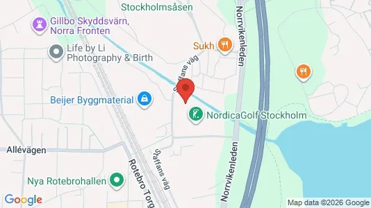 Kontorslokaler att hyra i Sollentuna - kort over placeringen