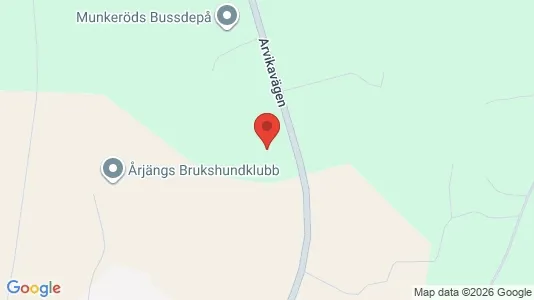 Lagerlokaler att hyra i Årjäng - kort over placeringen