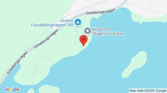 Kontorslokaler att hyra i Borås - kort over placeringen