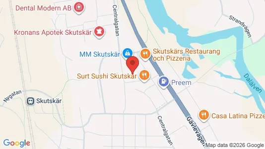 Kliniklokaler att hyra i Älvkarleby - kort over placeringen