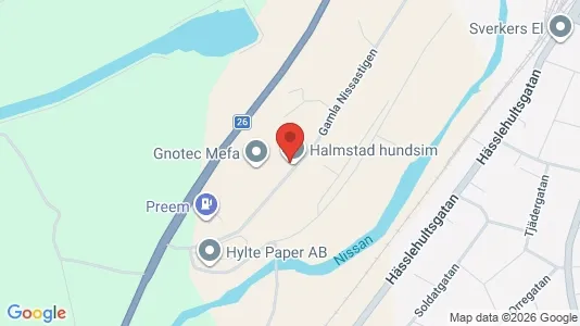Industrilokaler att hyra i Hylte - kort over placeringen
