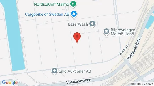 Kontorslokaler att hyra i Malmö Centrum - kort over placeringen