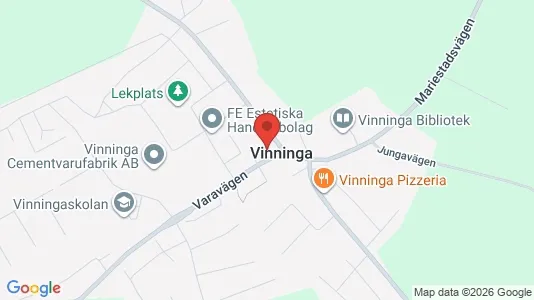 Lagerlokaler att hyra i Lidköping - kort over placeringen