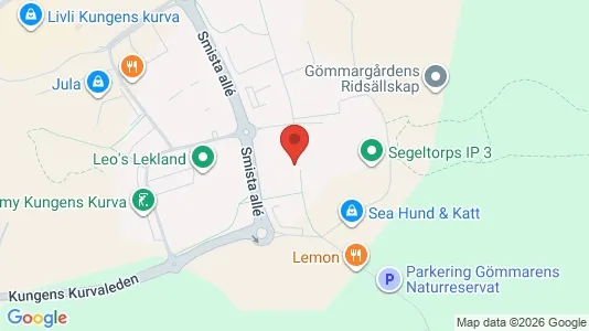 Lagerlokaler att hyra i Huddinge - kort over placeringen