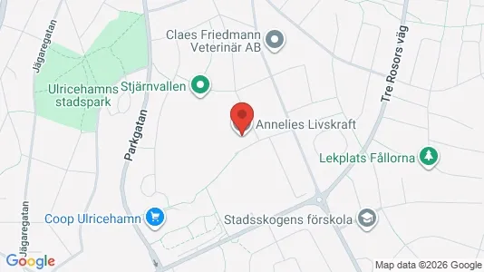 Lagerlokaler att hyra i Ulricehamn - kort over placeringen