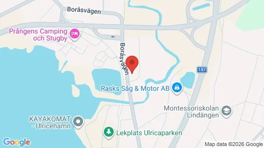 Kontorslokaler att hyra i Ulricehamn - kort over placeringen