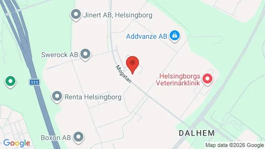 Lagerlokaler att hyra i Helsingborg - Bild från Google Street View
